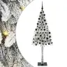 Jõulupuu Koos 300 Led-Iga Koos Alusega Valge 210 Cm Pe Ja Teras