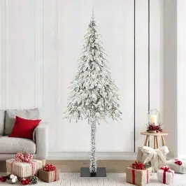 Jõulupuu Koos 300 Led-Iga Koos Alusega Valge 210 Cm Pe Ja Teras