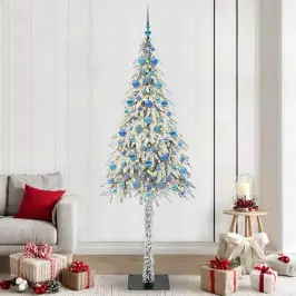 Jõulupuu Koos 300 Led-Iga Koos Alusega Valge 210 Cm Pe Ja Teras
