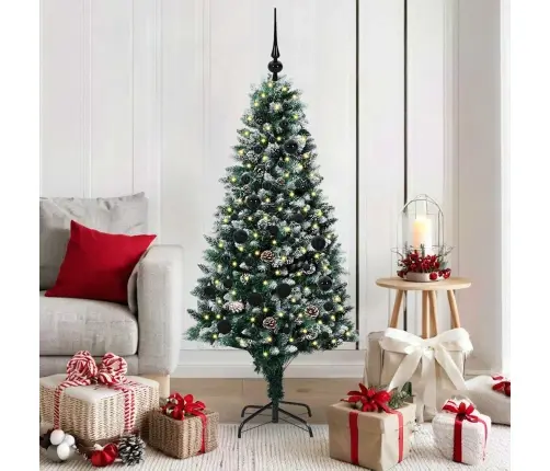 Mākslīgā Ziemassvētku Eglīte Su 150 Led Ar Statīvu Zaļa 150 Cm Vidaxl