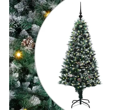 Mākslīgā Ziemassvētku Eglīte Su 150 Led Ar Statīvu Zaļa 150 Cm Vidaxl