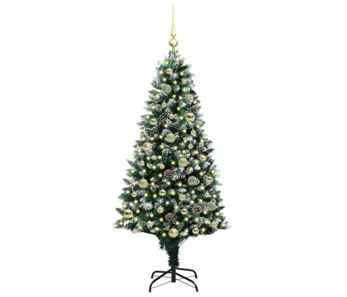 Mākslīgā Ziemassvētku Eglīte Su 150 Led Ar Statīvu Zaļa 150 Cm Vidaxl