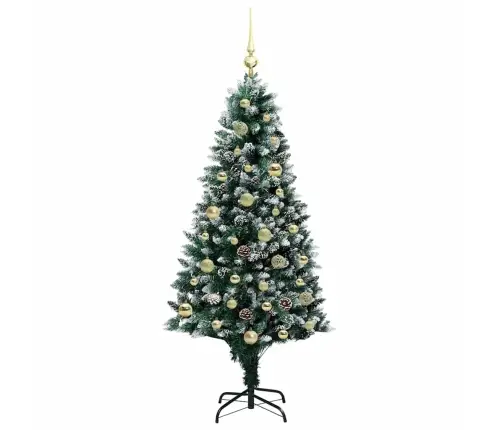 Mākslīgā Ziemassvētku Eglīte Su 150 Led Ar Statīvu Zaļa 150 Cm Vidaxl