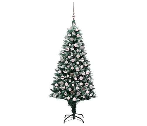 Dirbtinė Kalėdų Eglutė Žalia 180 Cm Pvc Ir Plienas Ir Plastikas Dirbtinė Kalėdų Eglutė Žalia 180 Cm Pvc Ir Plienas Ir Plastikas