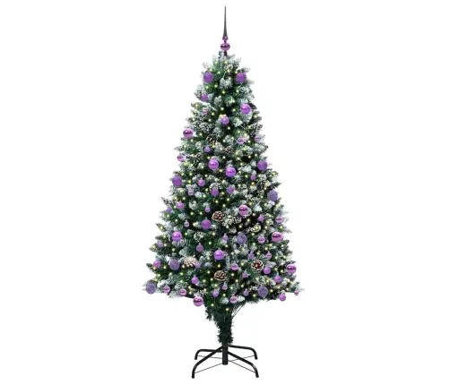 Mākslīgā Ziemassvētku Eglīte Su 300 Led Ar Statīvu Zaļa 180 Cm Vidaxl