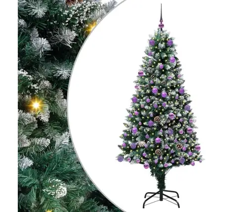 Mākslīgā Ziemassvētku Eglīte Su 300 Led Ar Statīvu Zaļa 180 Cm Vidaxl