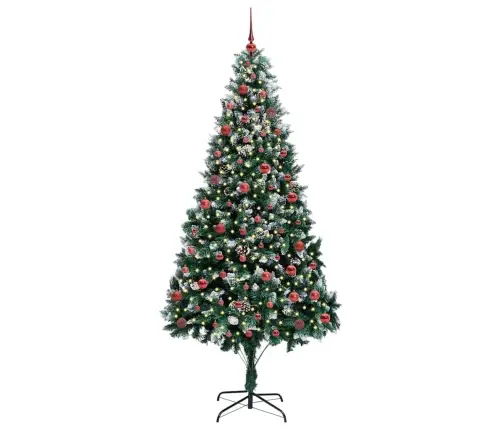 Mākslīgā Ziemassvētku Eglīte Su 300 Led Ar Statīvu Zaļa 210 Cm Vidaxl