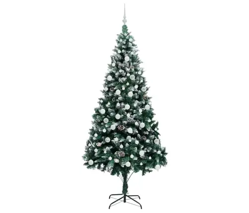 Mākslīgā Ziemassvētku Eglīte Zaļa 210 Cm Pvc Vidaxl