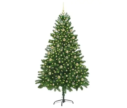 Dirbtinė Kalėdų Eglutė Žalia 210 Cm Pvc Ir Plienas Ir Plastikas Dirbtinė Kalėdų Eglutė Žalia 210 Cm Pvc Ir Plienas Ir Plastikas