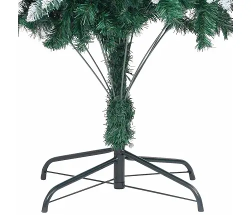 Dirbtinė Kalėdų Eglutė Žalia 210 Cm Pvc Ir Plienas Ir Plastikas