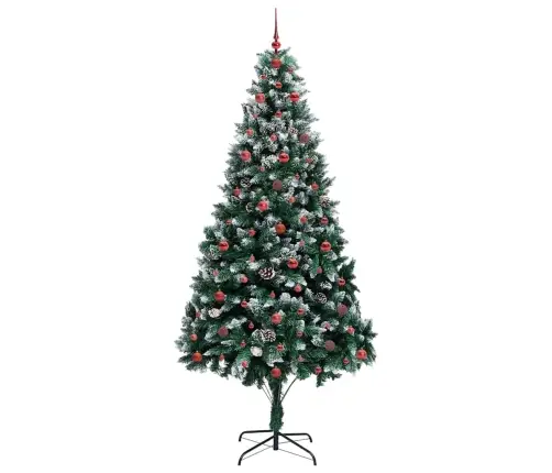 Mākslīgā Ziemassvētku Eglīte Su 300 Led Ar Statīvu Zaļa 240 Cm Vidaxl