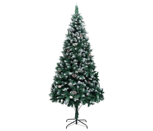 Dirbtinė Kalėdų Eglutė Žalia 240 Cm Pvc Ir Plienas Ir Plastikas