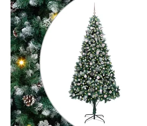 Mākslīgā Ziemassvētku Eglīte Zaļa 240 Cm Pvc Vidaxl