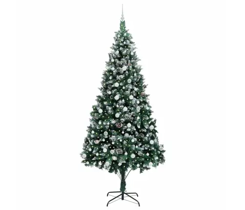 Mākslīgā Ziemassvētku Eglīte Su 300 Led Ar Statīvu Zaļa 240 Cm Vidaxl