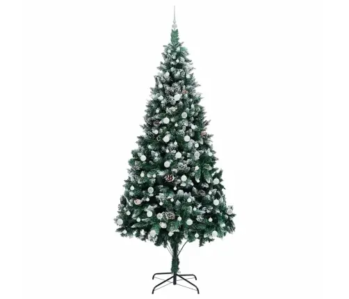 Mākslīgā Ziemassvētku Eglīte Su 300 Led Ar Statīvu Zaļa 240 Cm Vidaxl