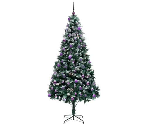 Mākslīgā Ziemassvētku Eglīte Su 300 Led Ar Statīvu Zaļa 240 Cm Vidaxl