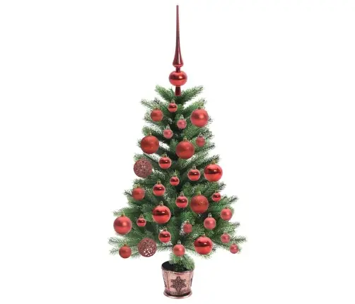 Ziemassvētku Eglīte Su 150 Led Ar Statīvu Zaļa 65 Cm Pe Vidaxl