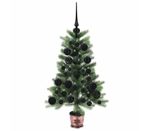 Ziemassvētku Eglīte Su 150 Led Ar Statīvu Zaļa 65 Cm Pe Vidaxl