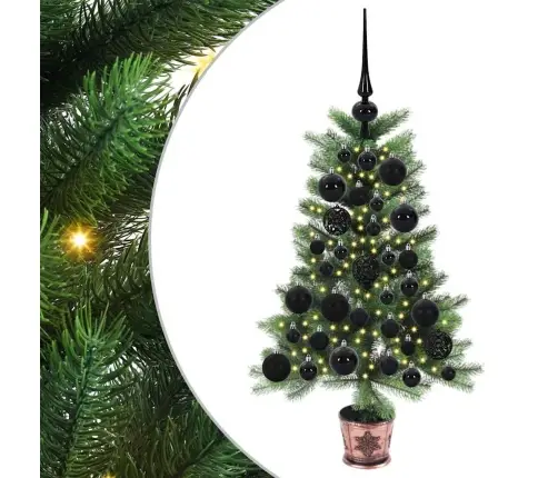 Ziemassvētku Eglīte Su 150 Led Ar Statīvu Zaļa 65 Cm Pe Vidaxl