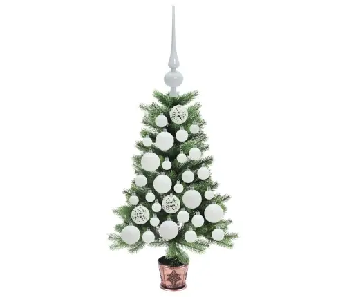 Ziemassvētku Eglīte Su 150 Led Ar Statīvu Zaļa 65 Cm Pe Vidaxl