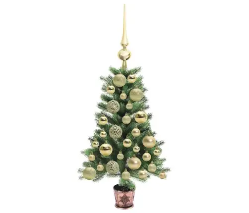 Ziemassvētku Eglīte Su 150 Led Ar Statīvu Zaļa 65 Cm Pe Vidaxl