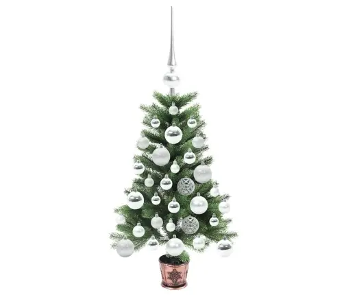 Ziemassvētku Eglīte Su 150 Led Ar Statīvu Zaļa 65 Cm Pe Vidaxl