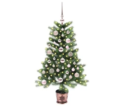 Jõulupuu Koos 150 Led-Iga Koos Alusega Roheline 90 Cm Pe Jõulupuu Koos 150 Led-Iga Koos Alusega Roheline 90 Cm Pe