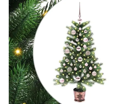 Jõulupuu Koos 150 Led-Iga Koos Alusega Roheline 90 Cm Pe Jõulupuu Koos 150 Led-Iga Koos Alusega Roheline 90 Cm Pe