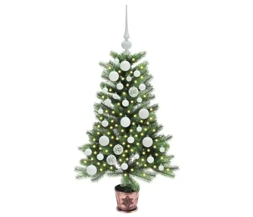 Jõulupuu Koos 150 Led-Iga Koos Alusega Roheline 90 Cm Pe Jõulupuu Koos 150 Led-Iga Koos Alusega Roheline 90 Cm Pe