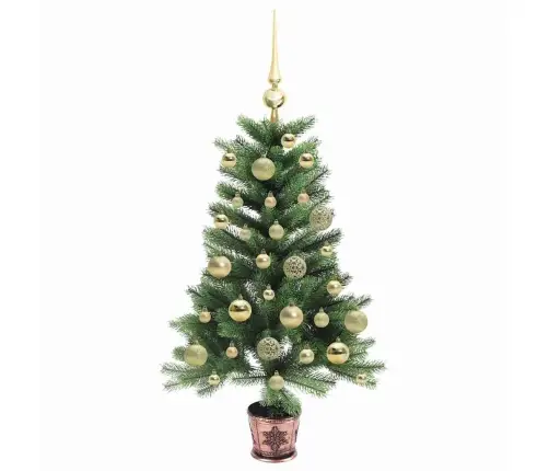 Jõulupuu Koos 150 Led-Iga Koos Alusega Roheline 90 Cm Pe