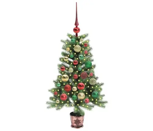 Ziemassvētku Eglīte Su 150 Led Ar Statīvu Zaļa 90 Cm Pe Vidaxl