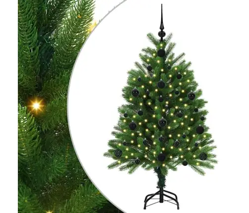 Ziemassvētku Eglīte Su 150 Led Ar Statīvu Zaļa 120 Cm Pe Vidaxl