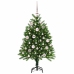 Ziemassvētku Eglīte Su 150 Led Ar Statīvu Zaļa 120 Cm Pe Vidaxl