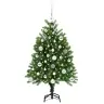Jõulupuu Koos 150 Led-Iga Koos Alusega Roheline 120 Cm Pe