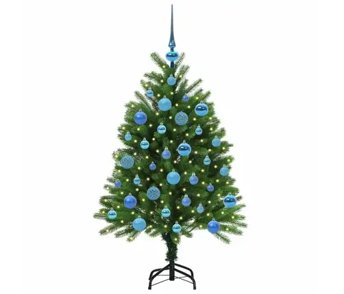 Jõulupuu Koos 150 Led-Iga Koos Alusega Roheline 120 Cm Pe