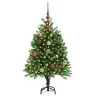 Ziemassvētku Eglīte Su 150 Led Ar Statīvu Zaļa 120 Cm Pe Vidaxl