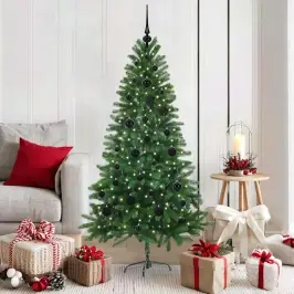 Ziemassvētku Eglīte Su 150 Led Ar Statīvu Zaļa 150 Cm Pe Vidaxl Ziemassvētku Eglīte Su 150 Led Ar Statīvu Zaļa 150 Cm Pe Vidaxl
