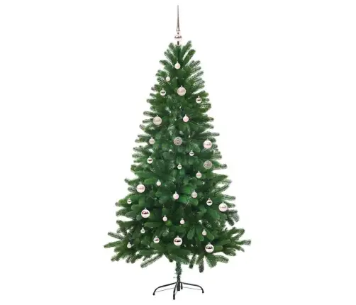 Ziemassvētku Eglīte Su 150 Led Ar Statīvu Zaļa 150 Cm Pe Vidaxl