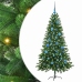 Ziemassvētku Eglīte Su 150 Led Ar Statīvu Zaļa 150 Cm Pe Vidaxl