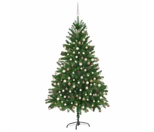 Ziemassvētku Eglīte Su 300 Led Ar Statīvu Zaļa 180 Cm Pe Vidaxl