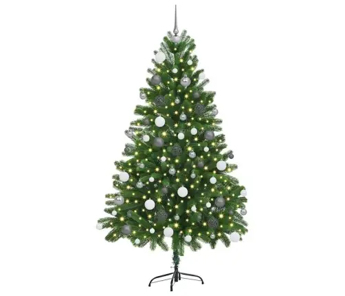 Kalėdų Eglutė Su 300 Led S Stovu Žalia 180 Cm Pe Kalėdų Eglutė Su 300 Led S Stovu Žalia 180 Cm Pe