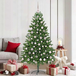 Ziemassvētku Eglīte Su 300 Led Ar Statīvu Zaļa 180 Cm Pe Vidaxl