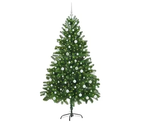 Ziemassvētku Eglīte Su 300 Led Ar Statīvu Zaļa 180 Cm Pe Vidaxl