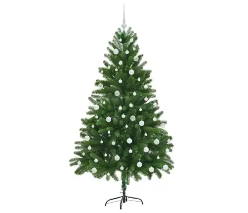 Ziemassvētku Eglīte Su 300 Led Ar Statīvu Zaļa 180 Cm Pe Vidaxl