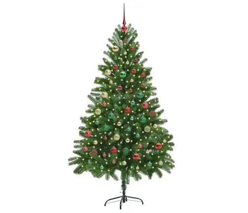 Ziemassvētku Eglīte Su 300 Led Ar Statīvu Zaļa 180 Cm Pe Vidaxl