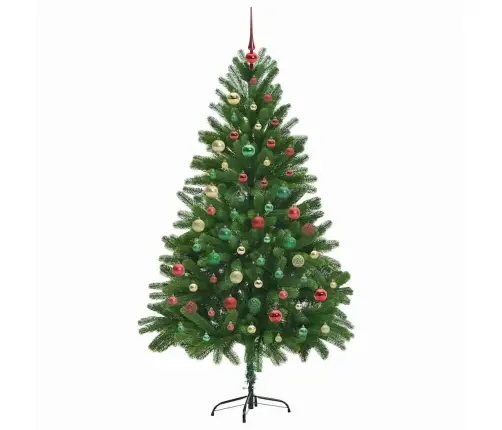 Ziemassvētku Eglīte Su 300 Led Ar Statīvu Zaļa 180 Cm Pe Vidaxl