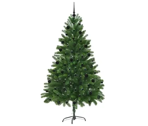 Kalėdų Eglutė Su 300 Led S Stovu Žalia 210 Cm Pe