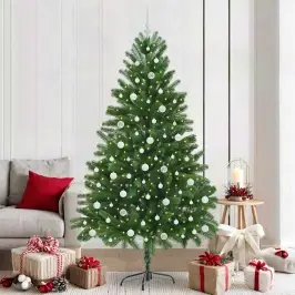 Ziemassvētku Eglīte Su 300 Led Ar Statīvu Zaļa 210 Cm Pe Vidaxl Ziemassvētku Eglīte Su 300 Led Ar Statīvu Zaļa 210 Cm Pe Vidaxl