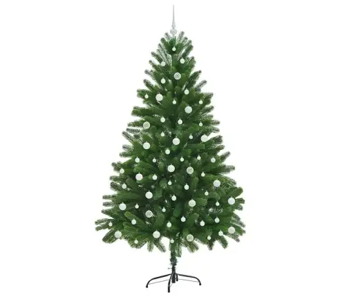 Ziemassvētku Eglīte Su 300 Led Ar Statīvu Zaļa 210 Cm Pe Vidaxl