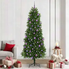 Ziemassvētku Eglīte Su 300 Led Ar Statīvu Zaļa 240 Cm Pe Vidaxl Ziemassvētku Eglīte Su 300 Led Ar Statīvu Zaļa 240 Cm Pe Vidaxl